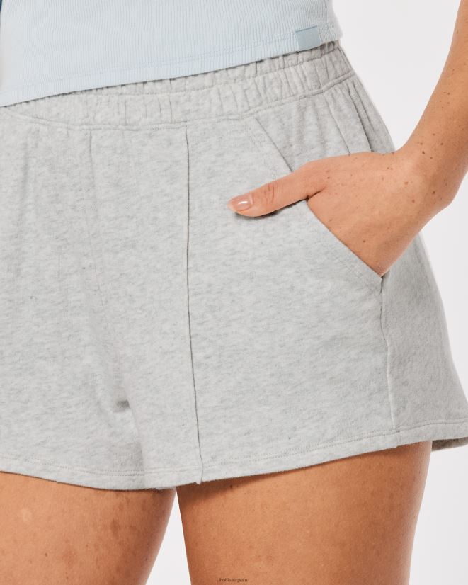educación física Hollister shorts de polar de tiro superalto gilly hicks active essentials gris jaspeado claro 086N62698 mujer fondos