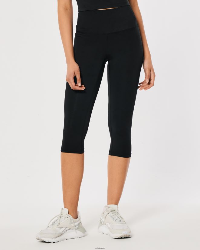 educación física Hollister gilly hicks active energize capri legging negro 086N62772 mujer fondos