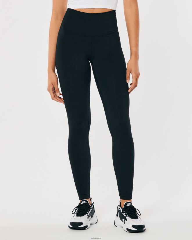 educación física Hollister leggins 7/8 de tiro alto Active Energize de Gilly Hicks negro 086N62528 mujer fondos