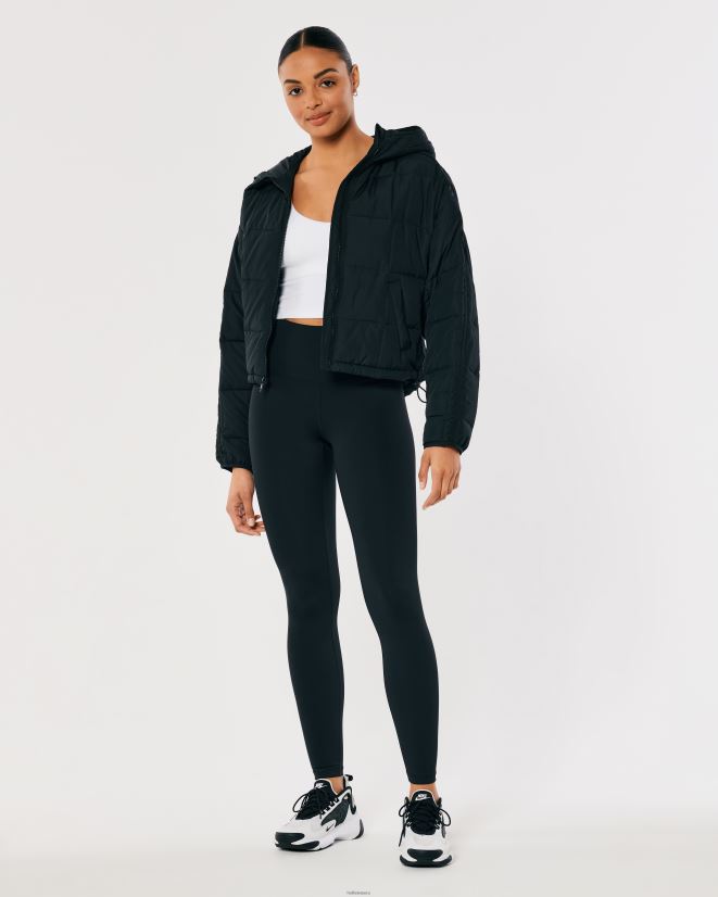 educación física Hollister leggins 7/8 de tiro alto Active Energize de Gilly Hicks negro 086N62528 mujer fondos