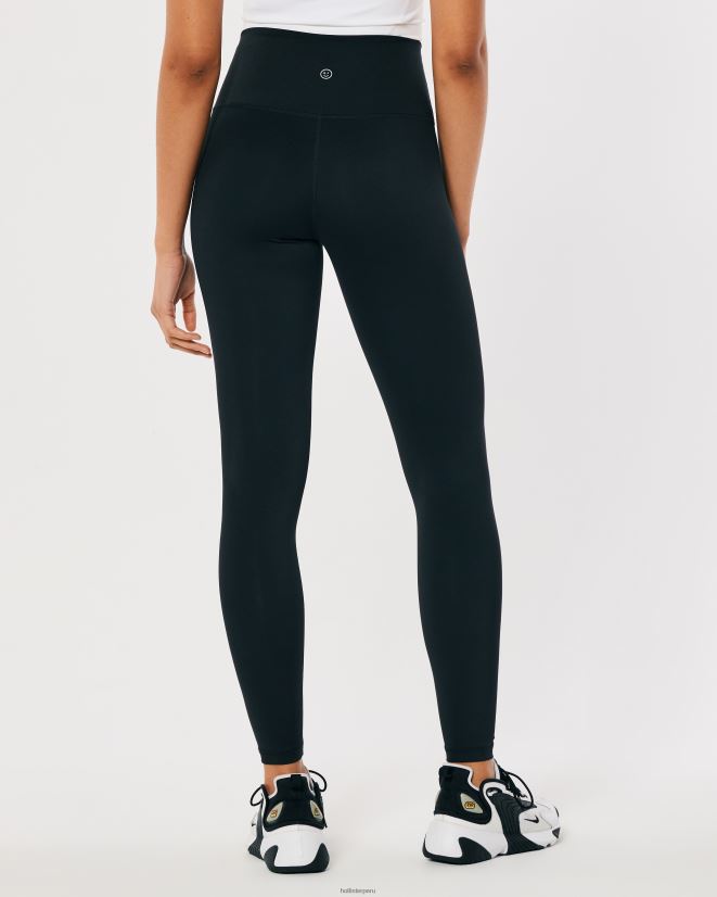 educación física Hollister leggins 7/8 de tiro alto Active Energize de Gilly Hicks negro 086N62528 mujer fondos
