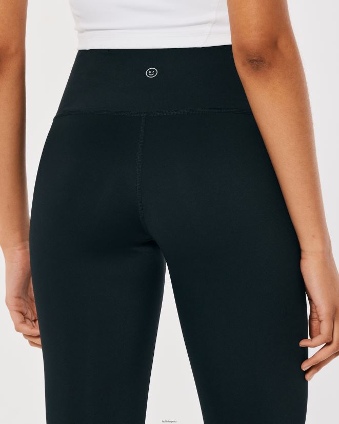 educación física Hollister leggins 7/8 de tiro alto Active Energize de Gilly Hicks negro 086N62528 mujer fondos