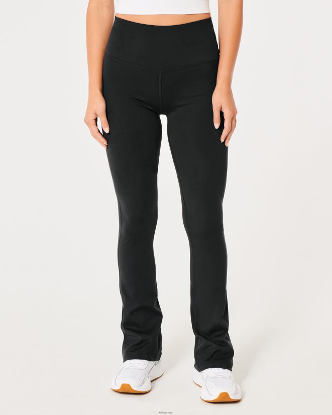 educación física Hollister mini leggins acampanados con recarga activa de Gilly Hicks negro 086N62758 mujer fondos