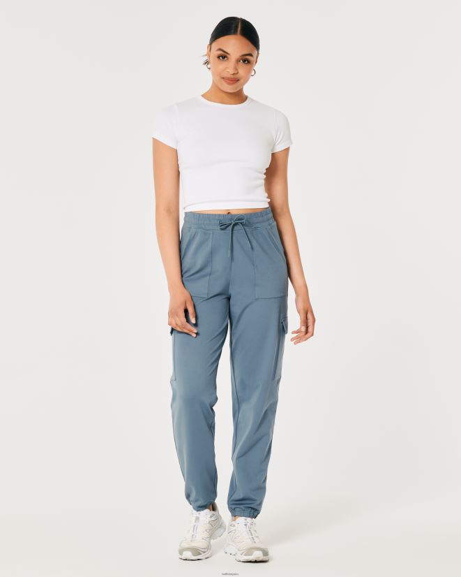 educación física Hollister camiseta Gilly Hicks Active sin costuras blanco 086N62314 mujer tapas