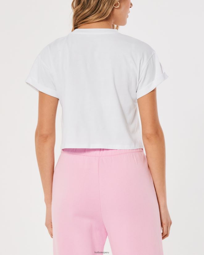 educación física Hollister camiseta de cuello redondo Gilly Hicks Active Essentials Menta verde 086N62182 mujer tapas