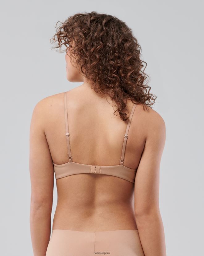 educación física Hollister Sujetador push-up gilly hicks bare comfort beige 086N6276 mujer tapas