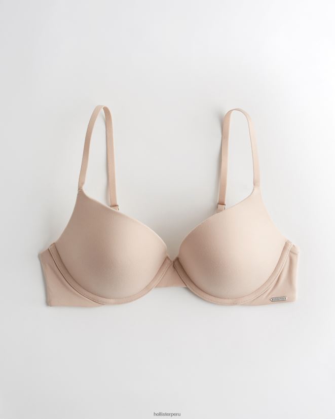 educación física Hollister Sujetador push-up gilly hicks bare comfort crema 086N62115 mujer tapas