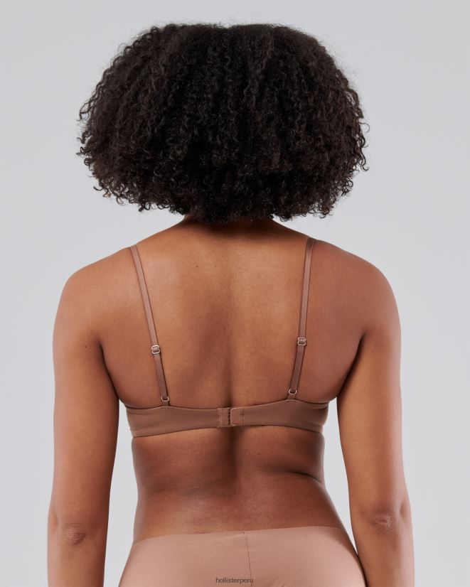 educación física Hollister Sujetador push-up gilly hicks bare comfort marrón 086N62458 mujer tapas