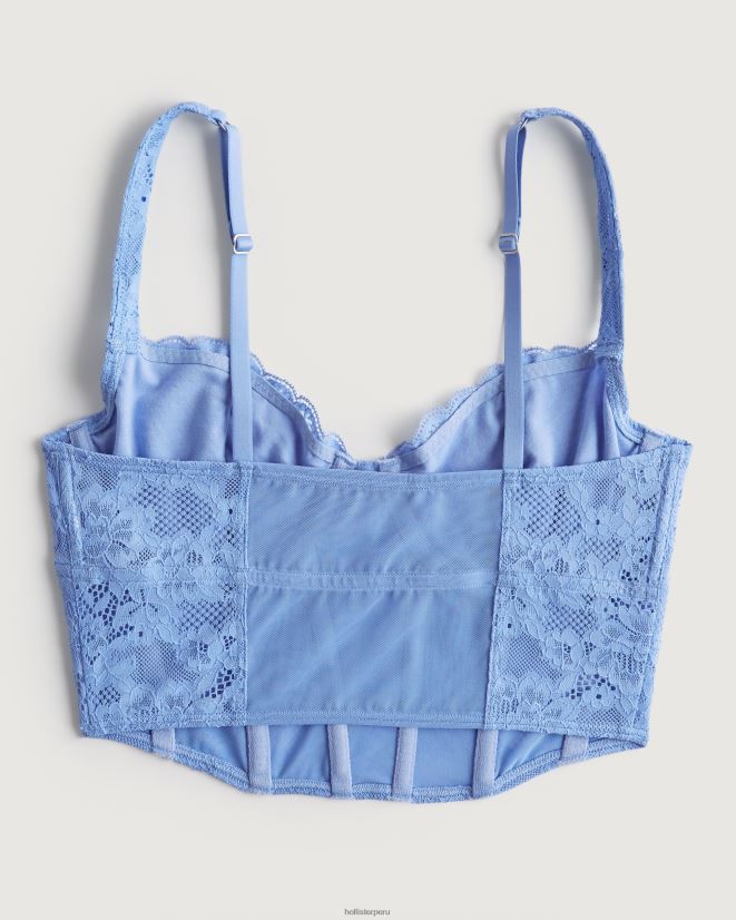 educación física Hollister corpiño de encaje gilly hicks encaje azul 086N62142 mujer tapas