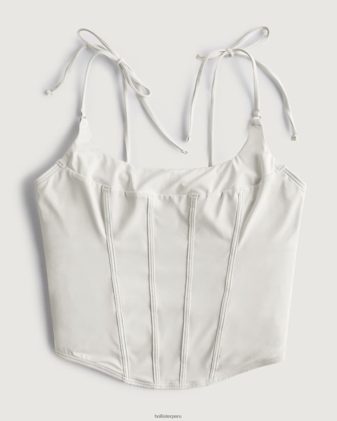 educación física Hollister micro corsé de gilly hicks gris claro 086N62439 mujer tapas