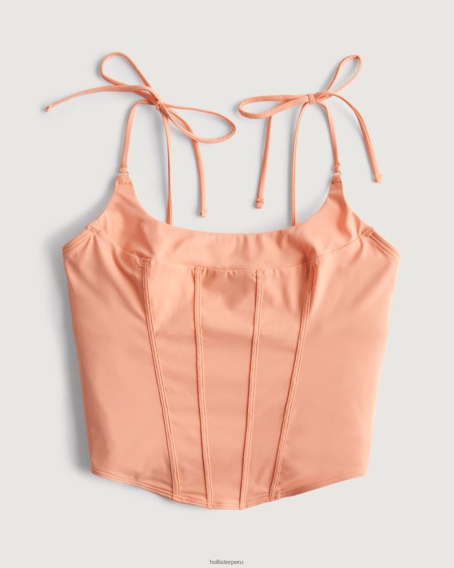educación física Hollister micro corsé de gilly hicks naranja 086N62456 mujer tapas