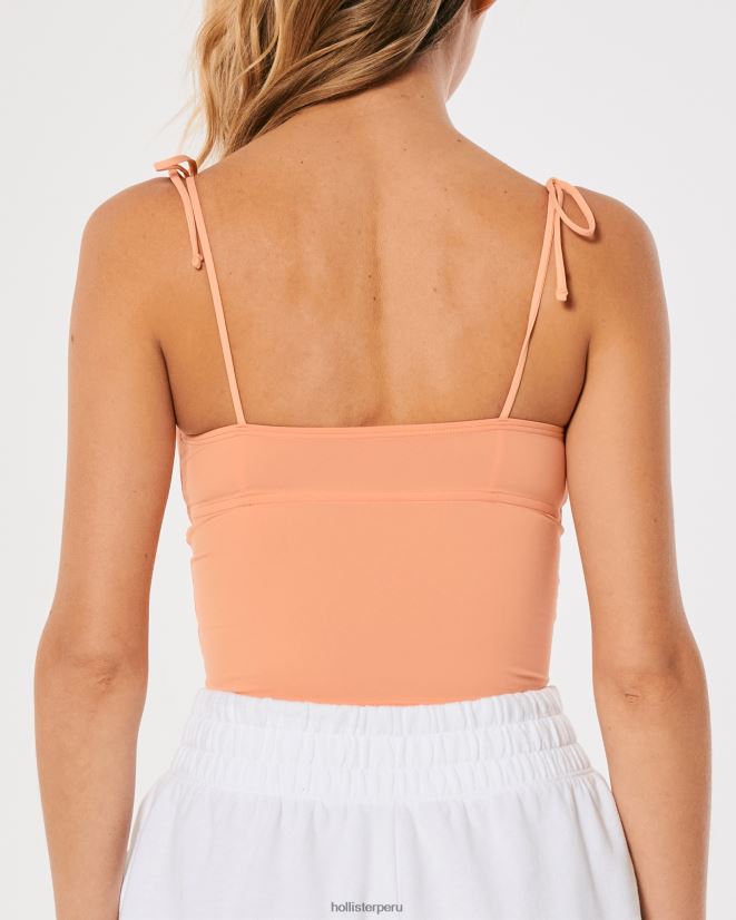 educación física Hollister micro corsé de gilly hicks naranja 086N62456 mujer tapas