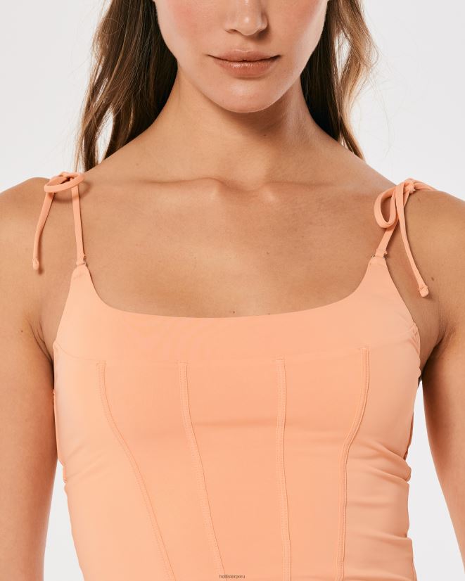 educación física Hollister micro corsé de gilly hicks naranja 086N62456 mujer tapas