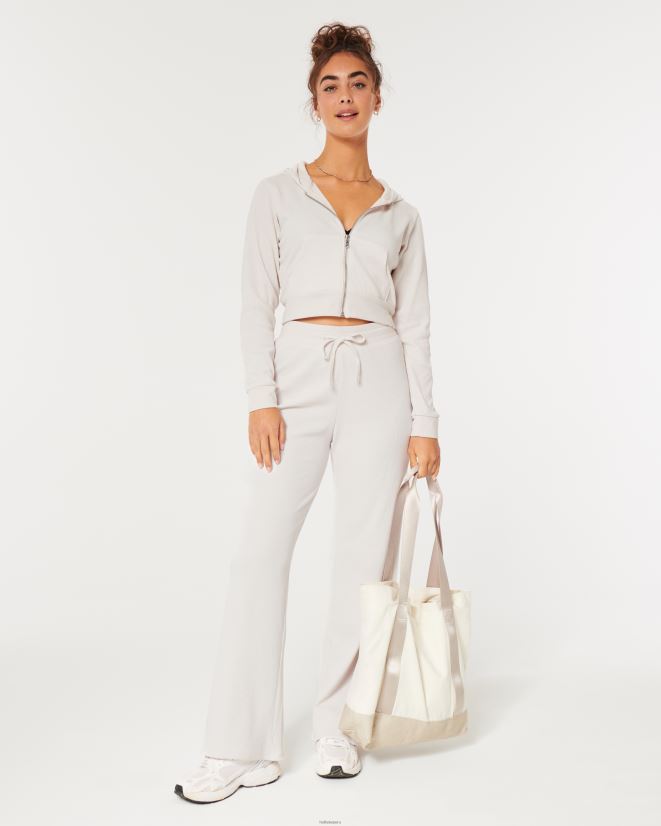 educación física Hollister gilly hicks acogedor micro-waffle cierre completo blanquecino 086N6298 mujer tapas