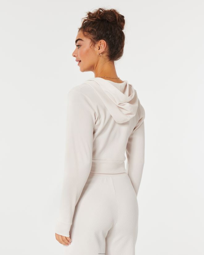 educación física Hollister gilly hicks acogedor micro-waffle cierre completo blanquecino 086N6298 mujer tapas