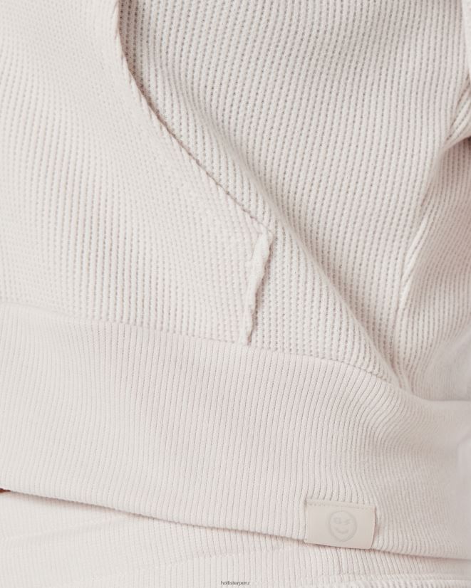 educación física Hollister gilly hicks acogedor micro-waffle cierre completo blanquecino 086N6298 mujer tapas