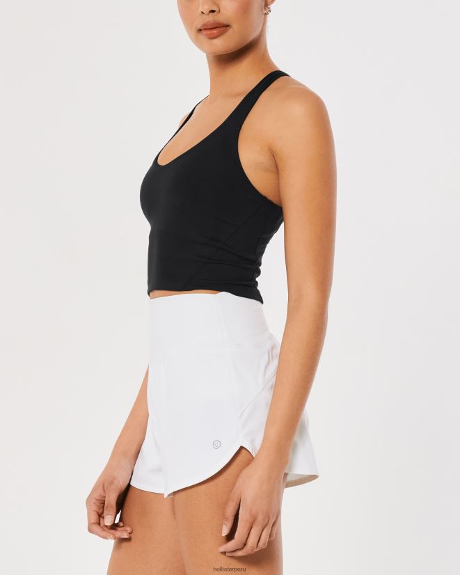 educación física Hollister Camiseta de tirantes con tiras de recarga activa Gilly Hicks negro 086N62128 mujer tapas