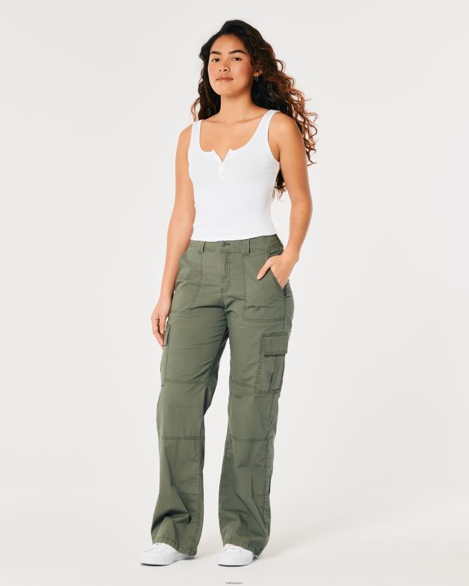 educación física Hollister camiseta henley con cuello redondo acanalado blanco 086N62368 mujer tapas