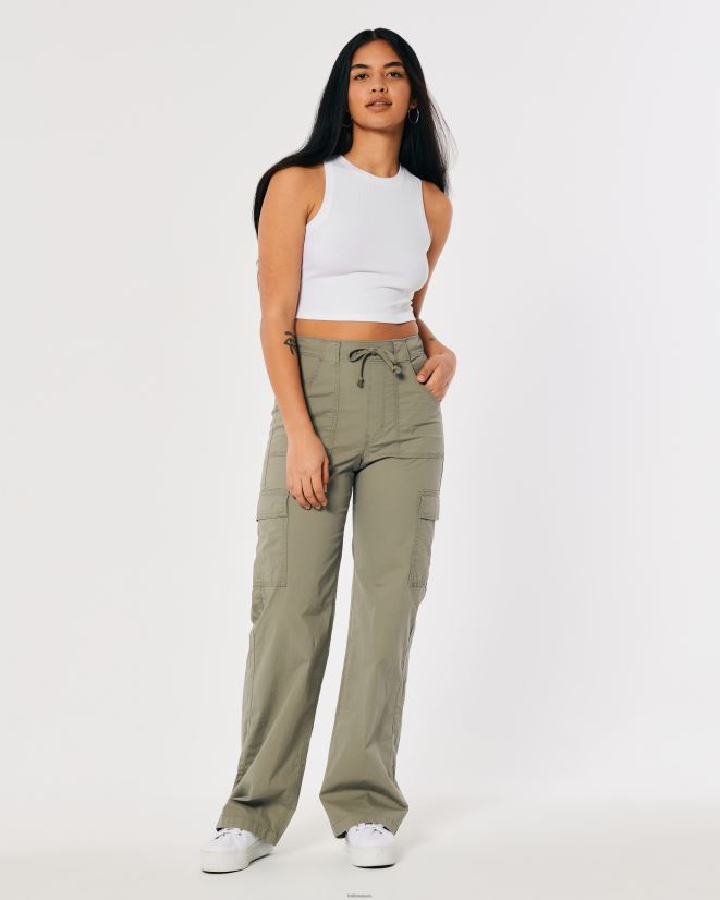 educación física Hollister camiseta sin mangas de canalé con cuello alto blanco 086N6217 mujer tapas