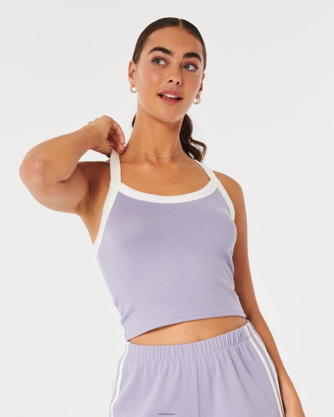 educación física Hollister tanque acogedor gilly hicks púrpura 086N62452 mujer tapas