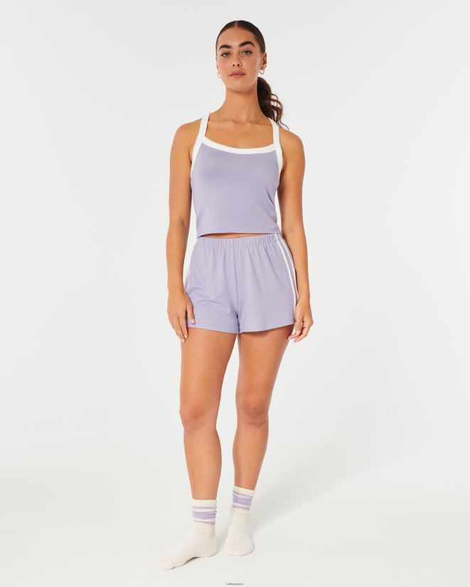 educación física Hollister tanque acogedor gilly hicks púrpura 086N62452 mujer tapas