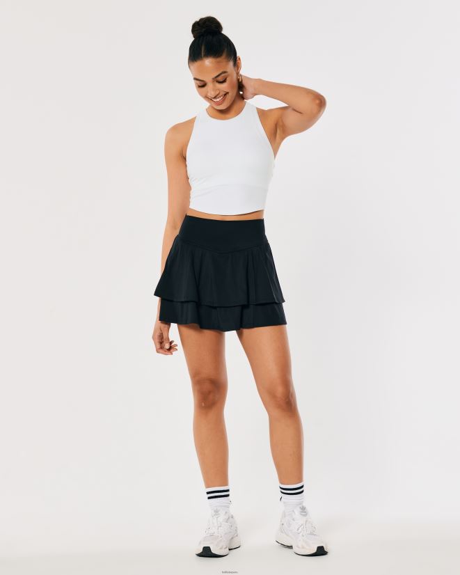 educación física Hollister tanque de cuello alto de recarga activa gilly hicks blanco 086N62408 mujer tapas