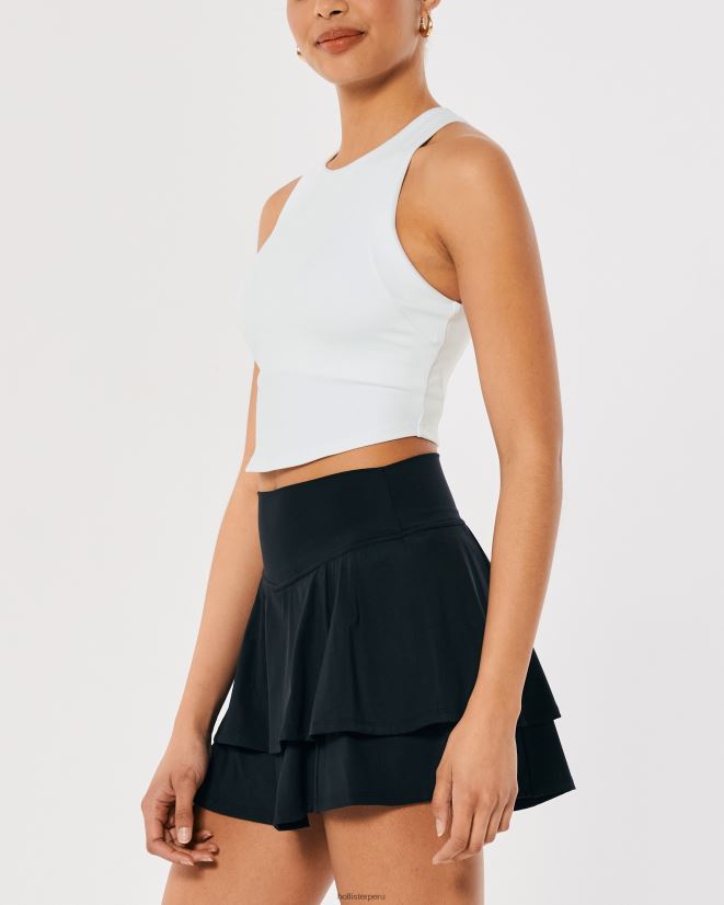 educación física Hollister tanque de cuello alto de recarga activa gilly hicks blanco 086N62408 mujer tapas