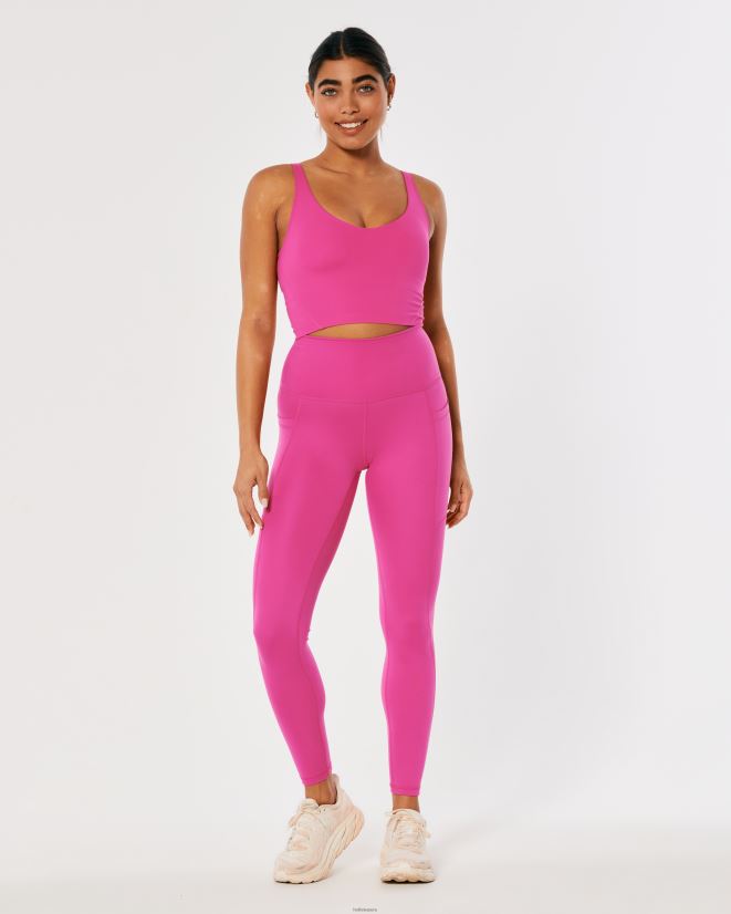 educación física Hollister tanque de inmersión de recarga activa gilly hicks Rosa oscuro 086N6286 mujer tapas