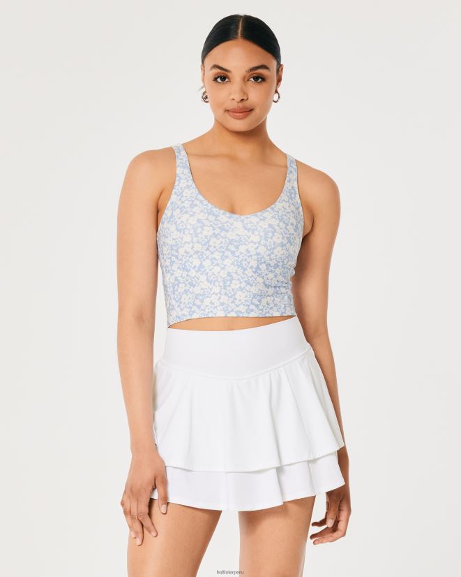educación física Hollister tanque de inmersión de recarga activa gilly hicks floral azul claro 086N62300 mujer tapas