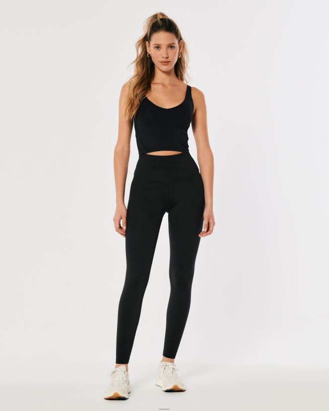 educación física Hollister tanque de inmersión de recarga activa gilly hicks negro 086N6258 mujer tapas